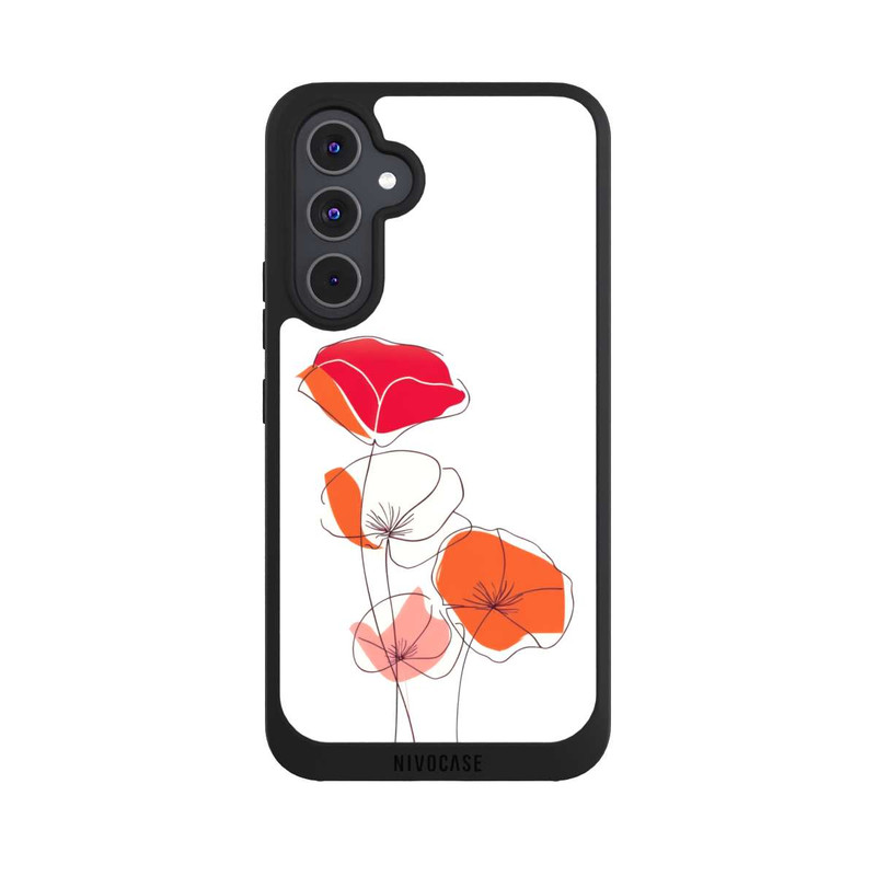 Galaxy A54 5G NIVOpure Mohn Line Art