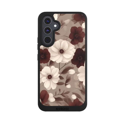 Samsung Galaxy A54 5G NIVOpure Negative Flower Bordeaux White with AI