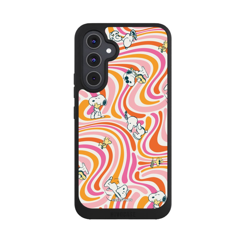 Galaxy A54 5G NIVOpure Peanuts Hippie Pattern Orange