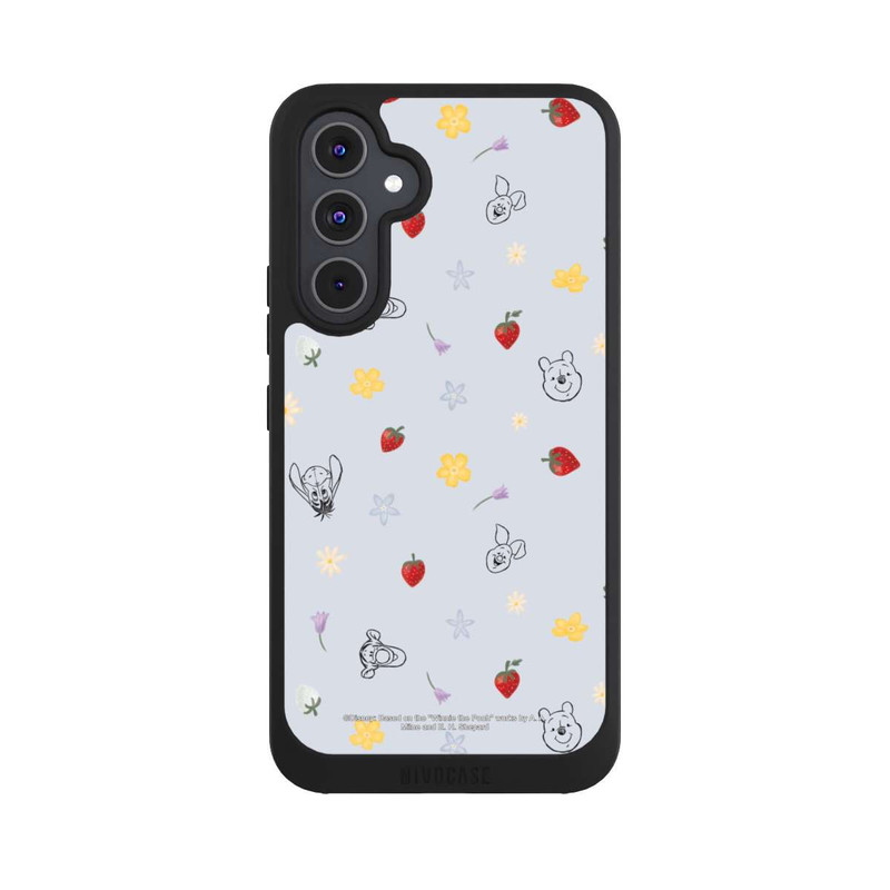 Galaxy A54 5G NIVOpure Winnie Puuh und Freunde Erdbeer Muster Blau
