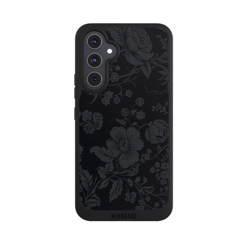 Samsung Galaxy A54 5G NIVOpure Dunkle Blumen Vintageoptik