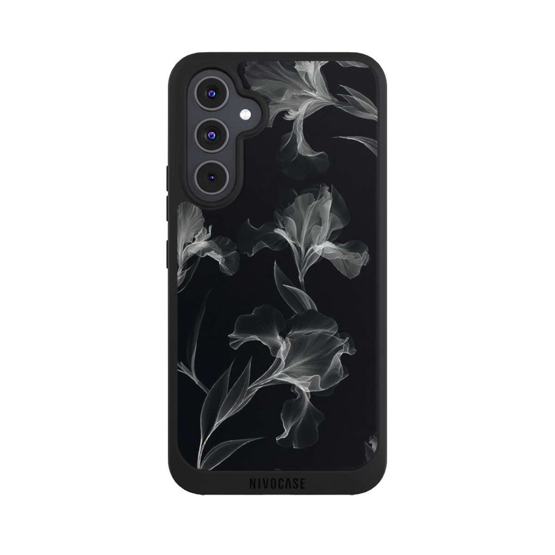 Galaxy A54 5G NIVOpure Fleurs en Noir et Blanc Radiographie