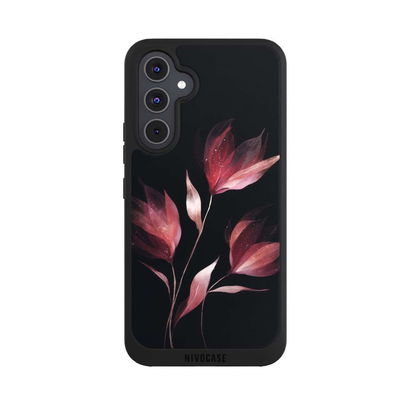 Galaxy A54 5G NIVOpure Burgunderrote Blume Negativ