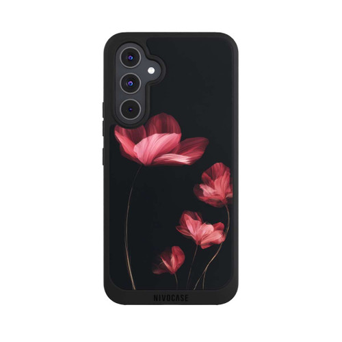 Samsung Galaxy A54 5G NIVOpure Burgunder Blüten schwarz