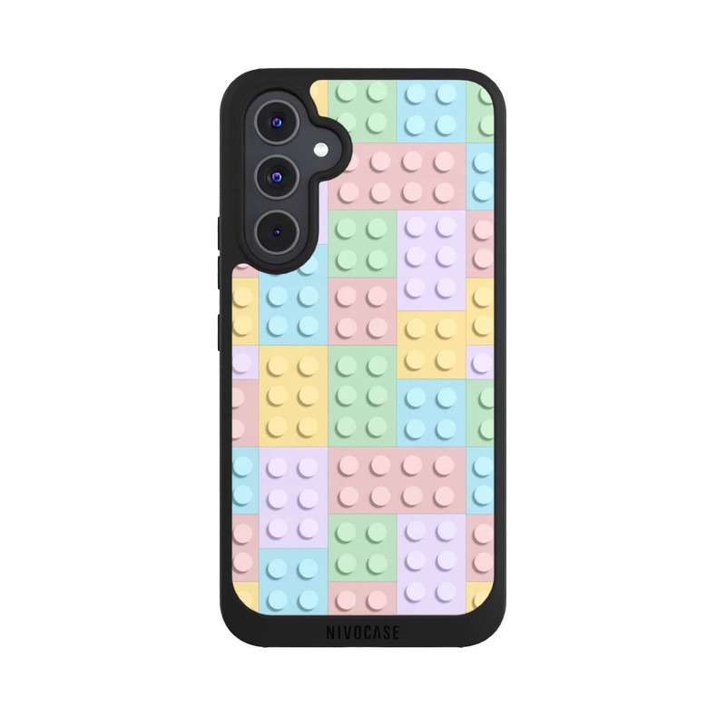 Galaxy A54 5G NIVOpure Buntes Blockmuster