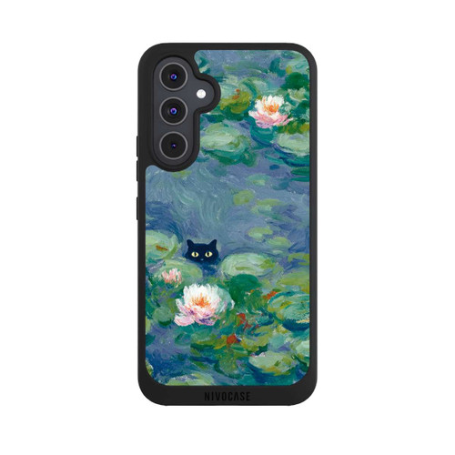 Samsung Galaxy A54 5G NIVOpure Katze im Teich Monet Gemälde Impressionismus