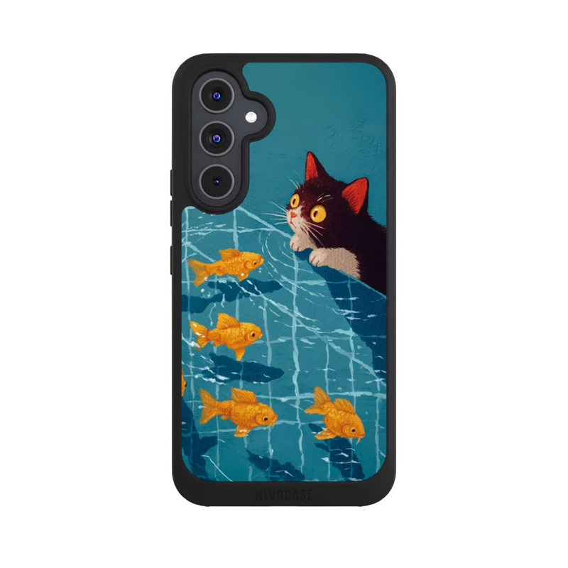 Galaxy A54 5G NIVOpure Die Katze im Pool mit KI