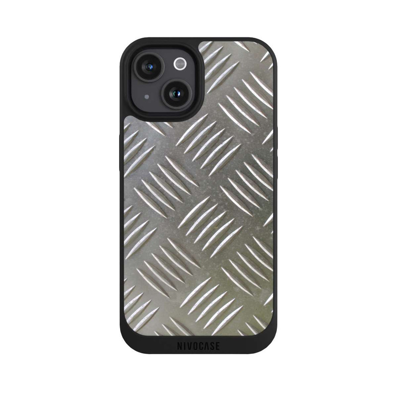 iPhone 15 NIVOpure Chequer plate
