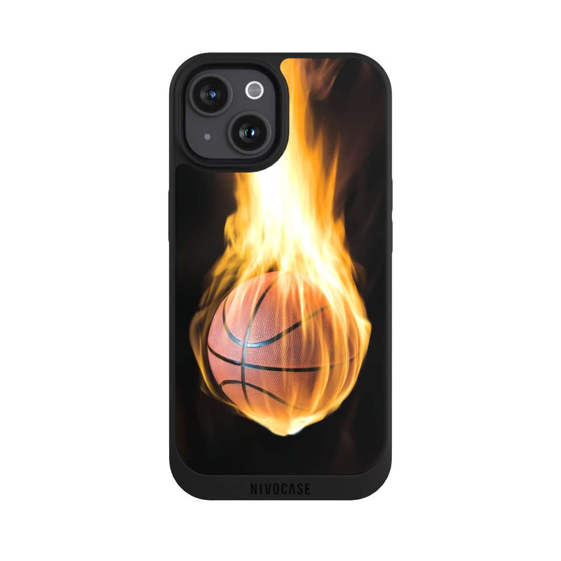 iPhone 15 NIVOpure Burning Basketball Passion