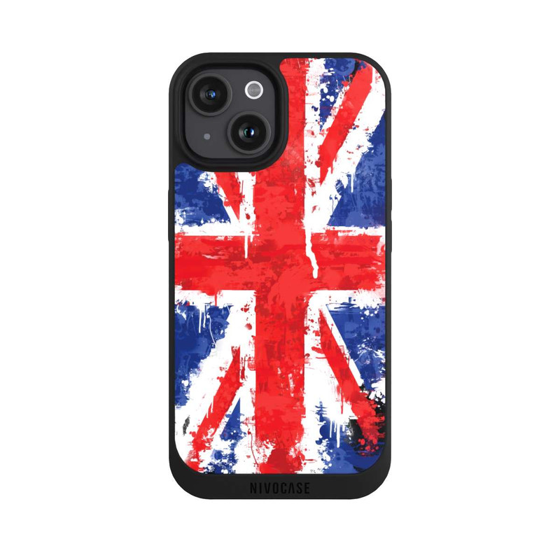 iPhone 15 NIVOpure Union Jack Drips