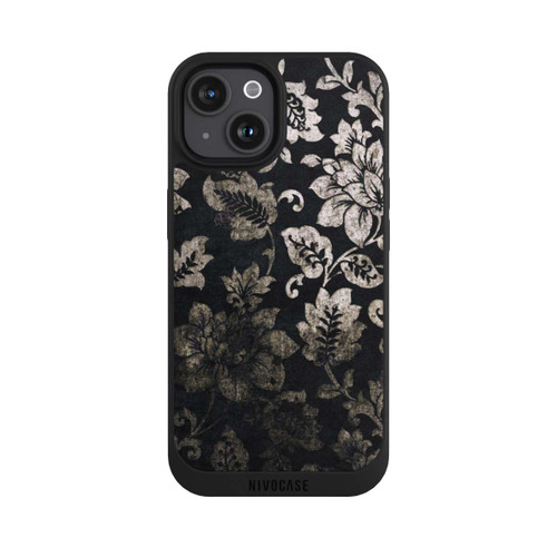 Apple iPhone 15 NIVOpure Silber Schwarz Vintage