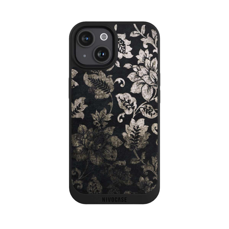 iPhone 15 NIVOpure Vintage Argent et Noir
