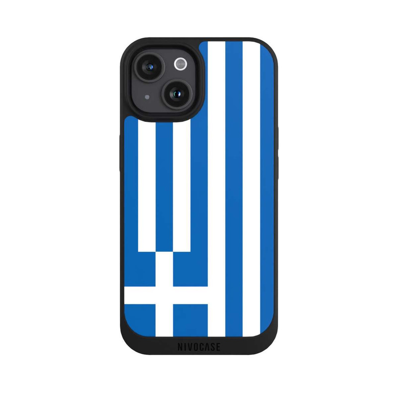 iPhone 15 NIVOpure Drapeau de la Grèce