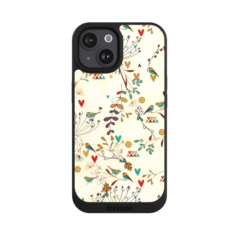 iPhone 15 NIVOpure Fleurs Sauvages Dessinées