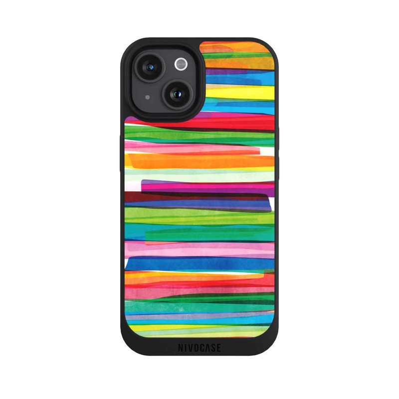 iPhone 15 NIVOpure Colourful Stripes1