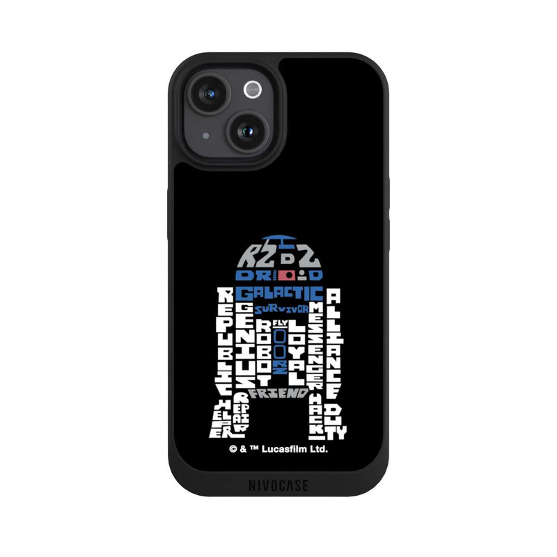 iPhone 15 NIVOpure R2-D2 Typo Grafisch