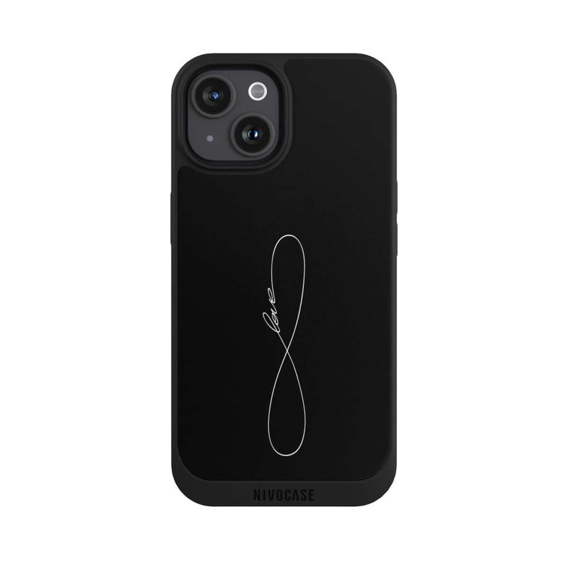 iPhone 15 NIVOpure Eternal Love black