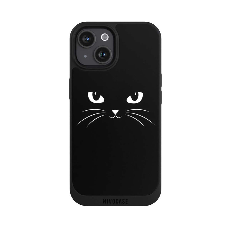 iPhone 15 NIVOpure Black Cat 
