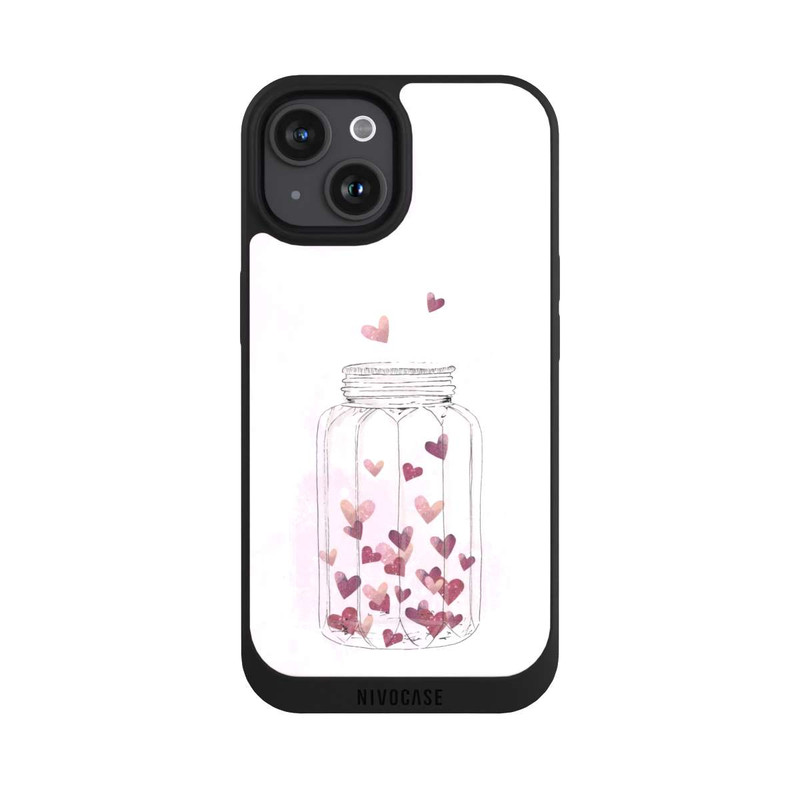 iPhone 15 NIVOpure Heart in Glass