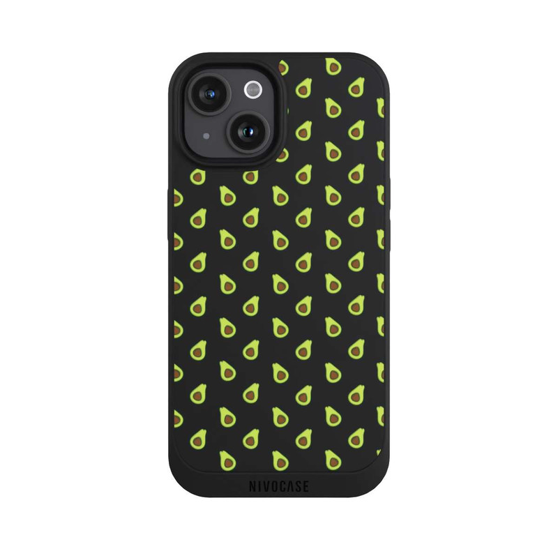 iPhone 15 NIVOpure Avocado Pattern 1 transparent