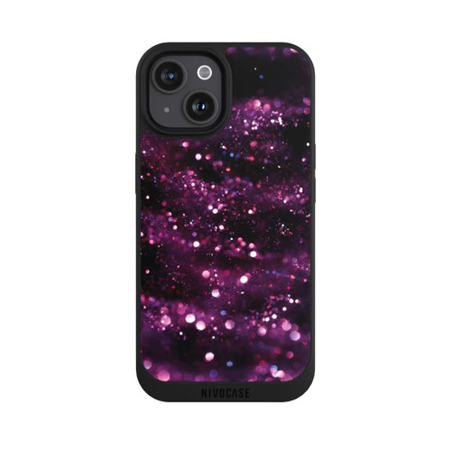Apple iPhone 15 NIVOpure Lilac Sparkles Look