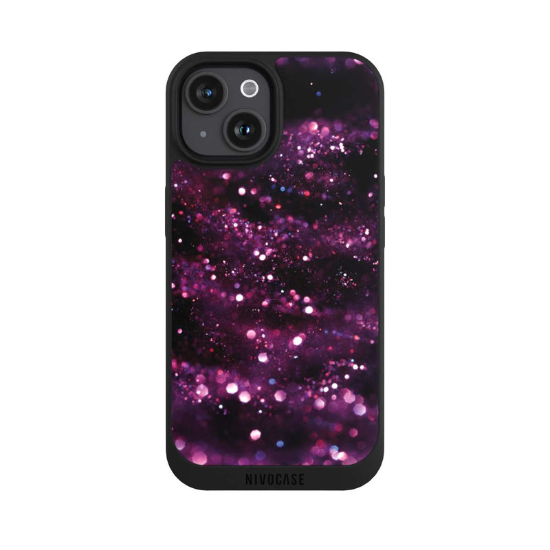 iPhone 15 NIVOpure Lilac Sparkles Look