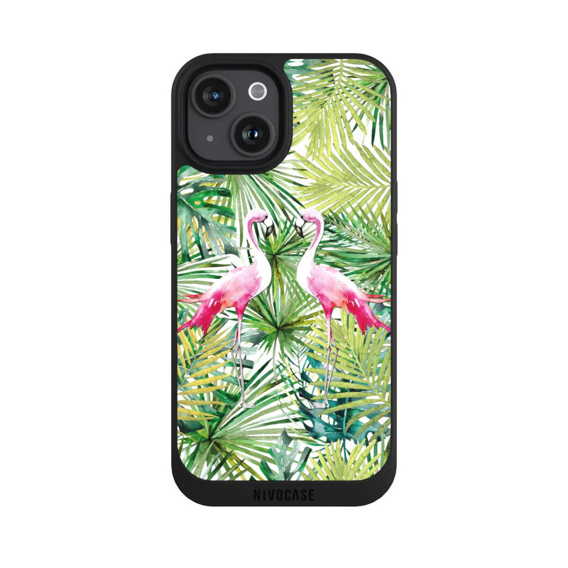 iPhone 15 NIVOpure Palmiers Flamants