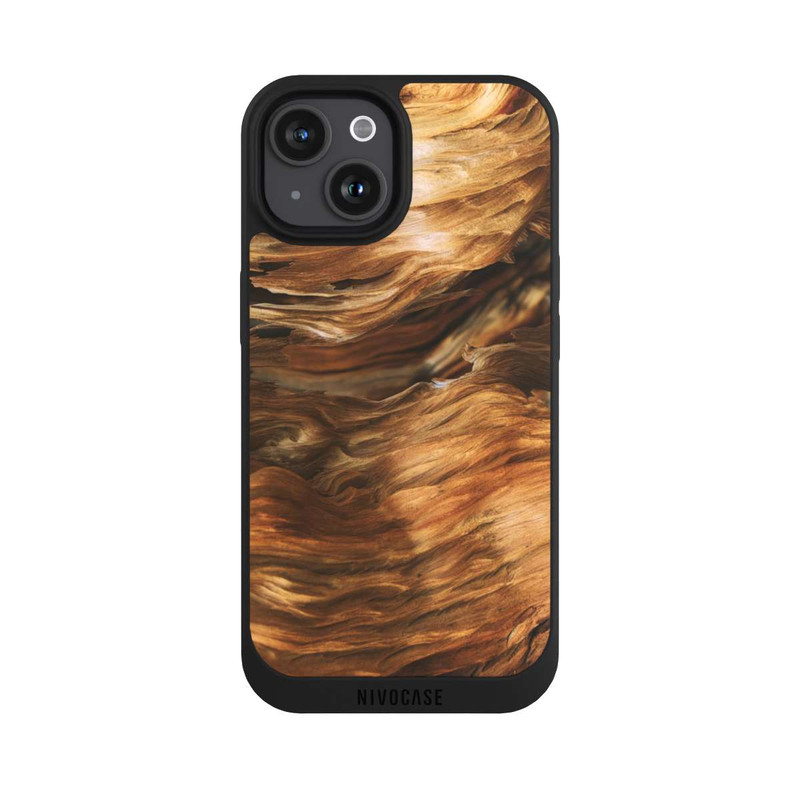 iPhone 15 NIVOpure Root Wood Look 