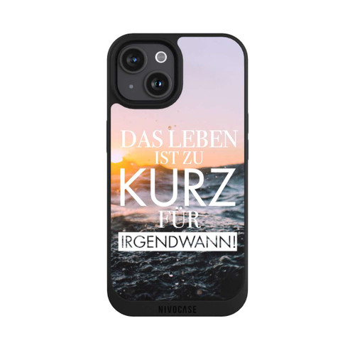 Apple iPhone 15 NIVOpure Leben zu Kurz für Irgendwann