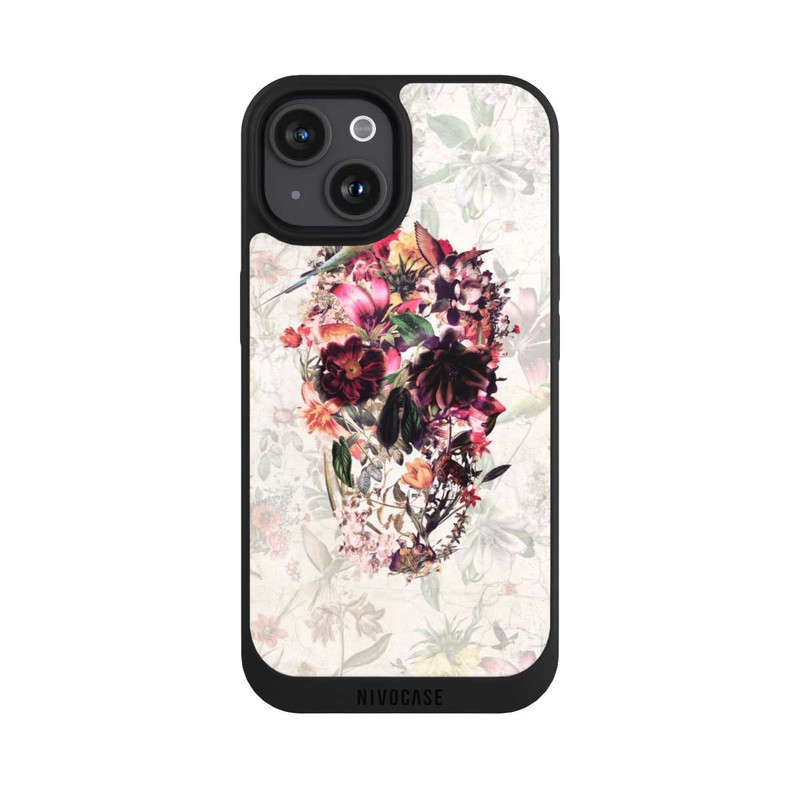 iPhone 15 NIVOpure Flower Vintage Skull