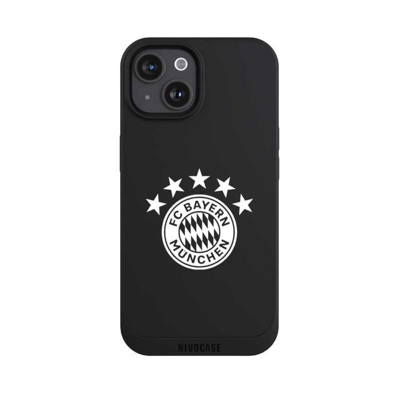 iPhone 15 NIVOpure FCB Logo plain with stars - transparent