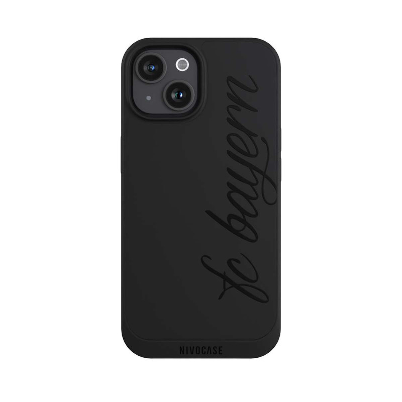 iPhone 15 NIVOpure Black FCB Girlmotiv - transparent