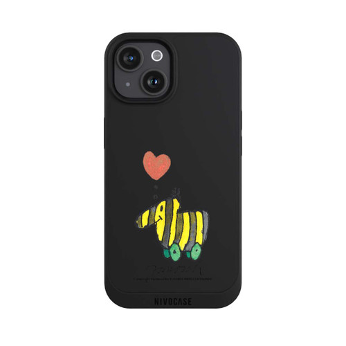 Apple iPhone 15 NIVOpure Tigerente Herz transparent