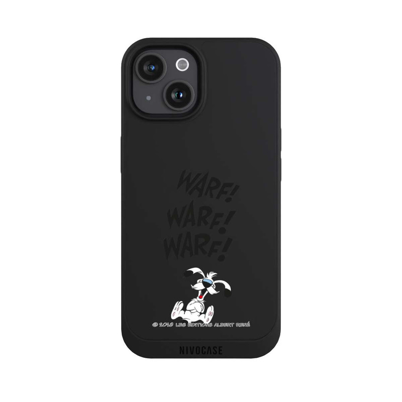 iPhone 15 NIVOpure Warf Warf Idéfix Transparent