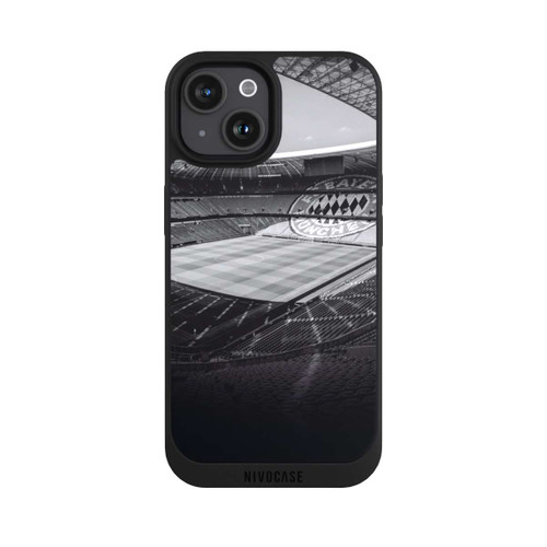 Apple iPhone 15 NIVOpure Stadion FC Bayern - Black White