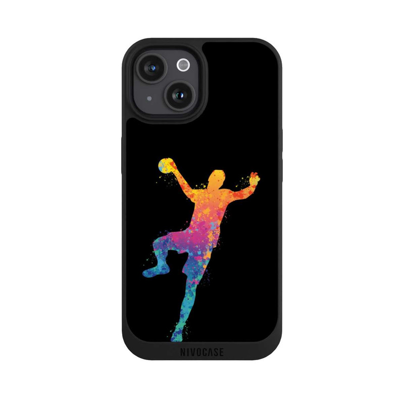 iPhone 15 NIVOpure Colored Handball Player
