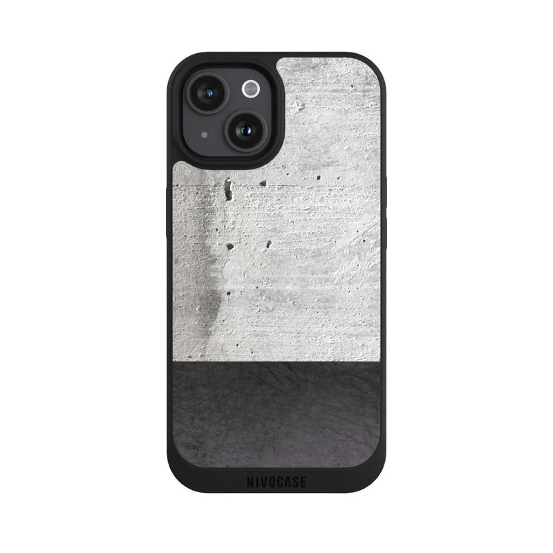 iPhone 15 NIVOpure Leather and Concrete