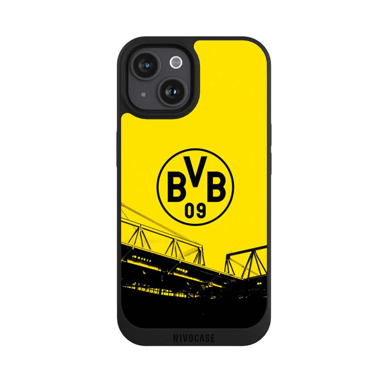 iPhone 15 NIVOpure Stade Noir-Jaune- BVB