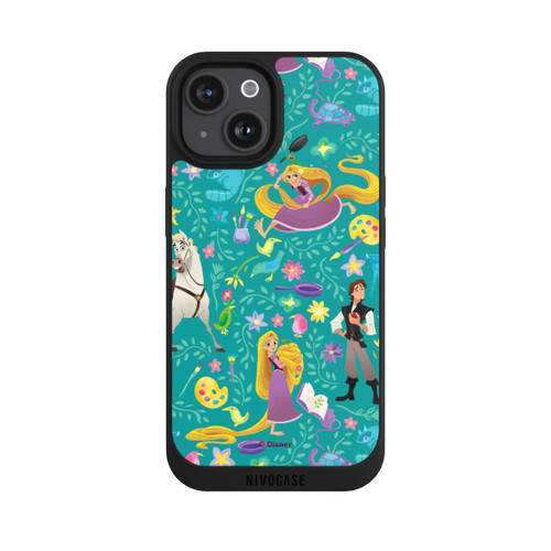 Apple iPhone 15 NIVOpure Rapunzel Blue Pattern