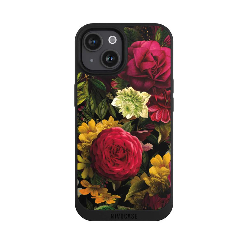 iPhone 15 NIVOpure Farbenfrohe Blumen