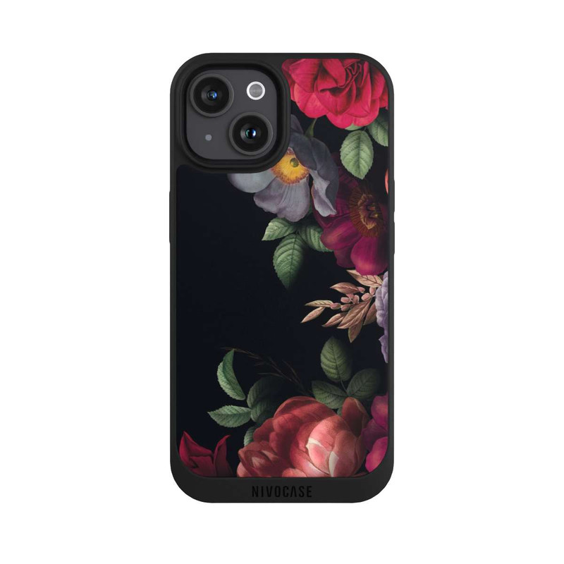 iPhone 15 NIVOpure Flowers On Black