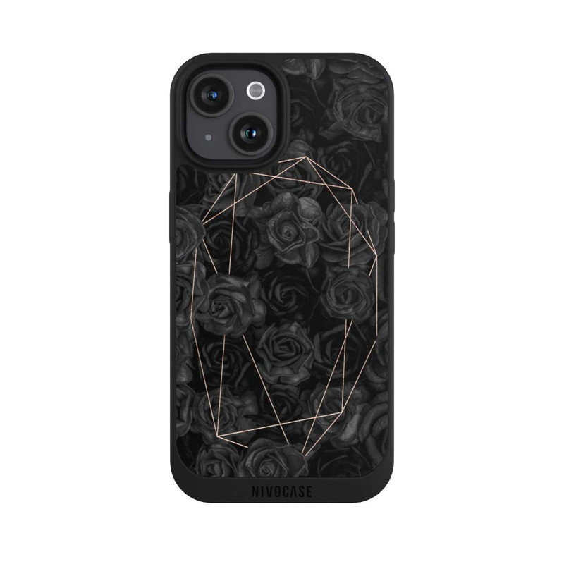 iPhone 15 NIVOpure Schwarze Rosen