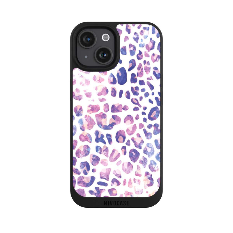 iPhone 15 NIVOpure Pink purple leopard