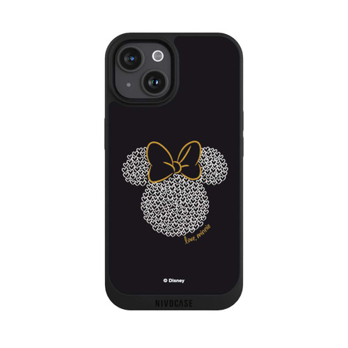 Apple iPhone 15 NIVOpure Minnie Black and White