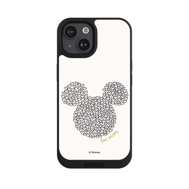 iPhone 15 NIVOpure Mickey Noir et Blanc