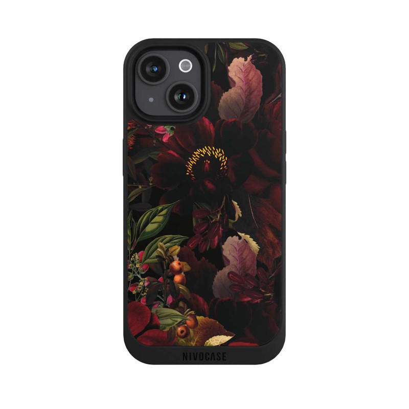 iPhone 15 NIVOpure Dunkle Blumenwiese