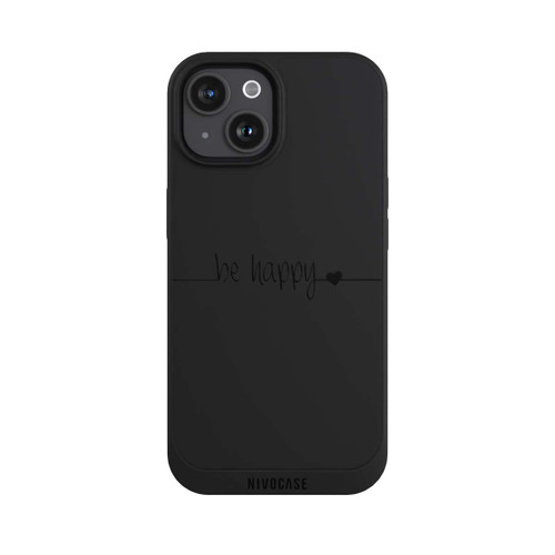 Apple iPhone 15 NIVOpure be happy transparent