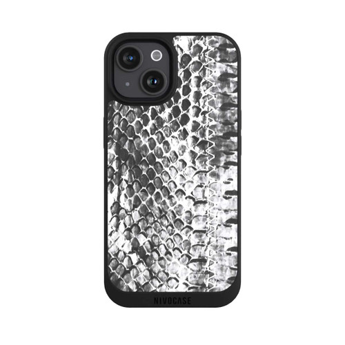 Apple iPhone 15 NIVOpure Charcoal snake pattern