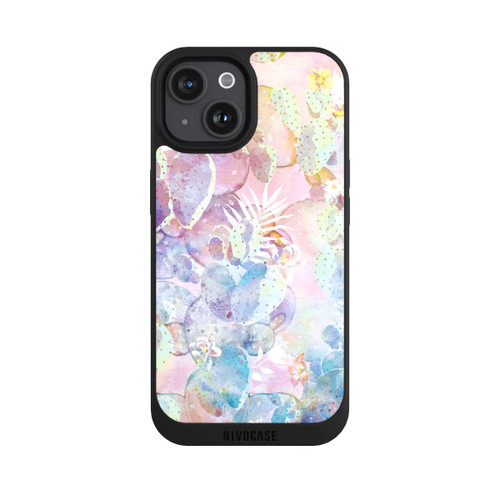 Apple iPhone 15 NIVOpure Watercolor Flowering Cacti