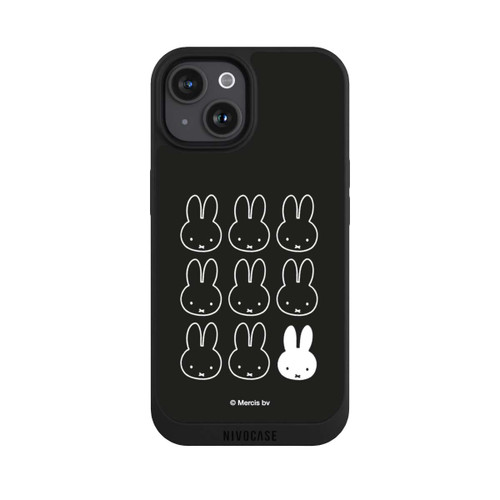 Apple iPhone 15 NIVOpure Miffy Black and White